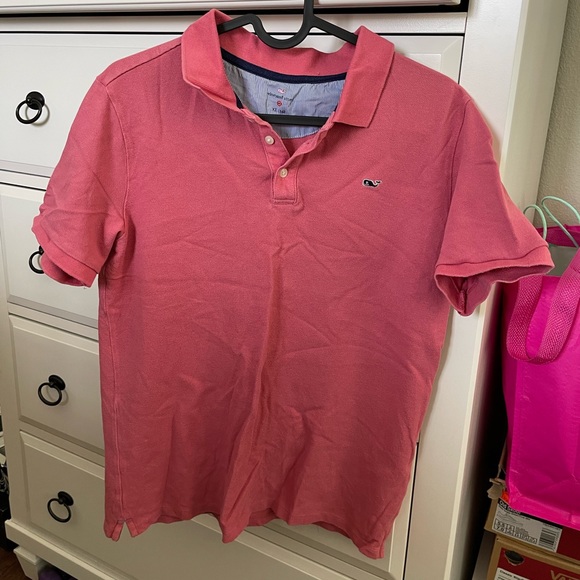 Vineyard Vines Salmon Polo - Picture 1 of 3